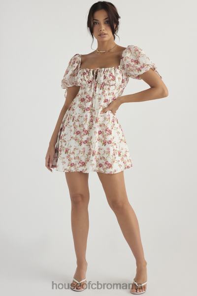 îmbrăcăminte House of CB rochie mini print print rose X4F68435
