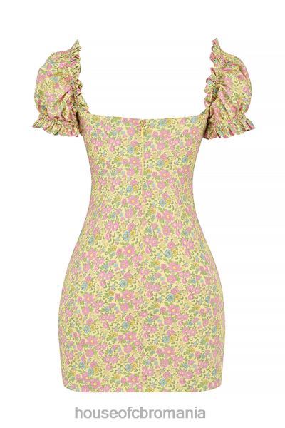 îmbrăcăminte House of CB rochie mini tanaya vintage cu mâneci bufante florale X4F68538