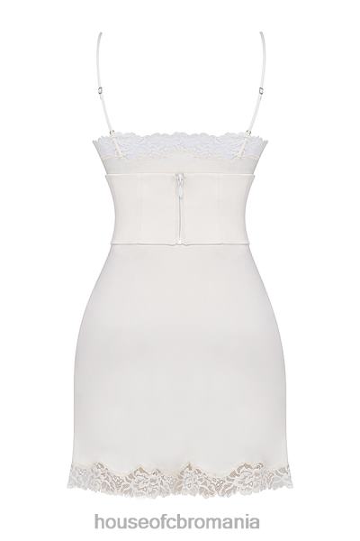 îmbrăcăminte House of CB rochie slip din satin ivoire soraya X4F68279