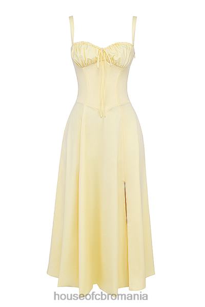 îmbrăcăminte House of CB rochie de soare bustieră carmen buttercup X4F68259