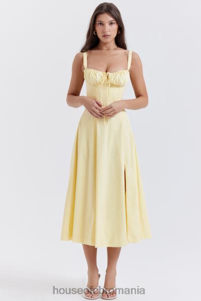îmbrăcăminte House of CB rochie de soare bustieră carmen buttercup X4F68259