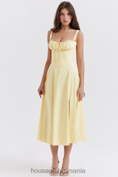 îmbrăcăminte House of CB rochie de soare bustieră carmen buttercup X4F68259