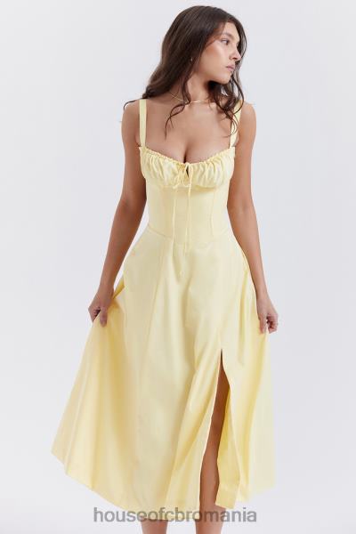 îmbrăcăminte House of CB rochie de soare bustieră carmen buttercup X4F68259