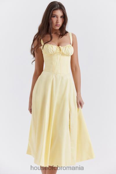 îmbrăcăminte House of CB rochie de soare bustieră carmen buttercup X4F68259