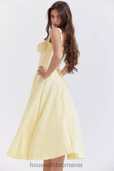 îmbrăcăminte House of CB rochie de soare bustieră carmen buttercup X4F68259