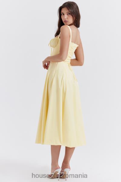 îmbrăcăminte House of CB rochie de soare bustieră carmen buttercup X4F68259