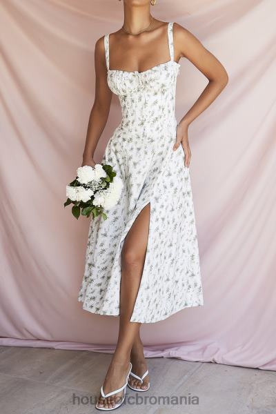 îmbrăcăminte House of CB rochie de soare bustieră cu imprimeu carmen garden X4F68438