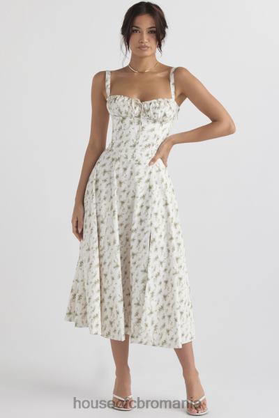 îmbrăcăminte House of CB rochie de soare bustieră cu imprimeu carmen garden X4F68438