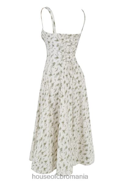 îmbrăcăminte House of CB rochie de soare bustieră cu imprimeu carmen garden X4F68438