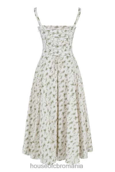 îmbrăcăminte House of CB rochie de soare bustieră cu imprimeu carmen garden X4F68438