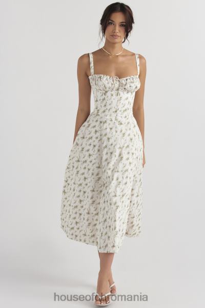 îmbrăcăminte House of CB rochie de soare bustieră cu imprimeu carmen garden X4F68438