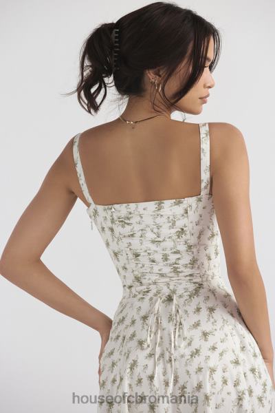 îmbrăcăminte House of CB rochie de soare bustieră cu imprimeu carmen garden X4F68438