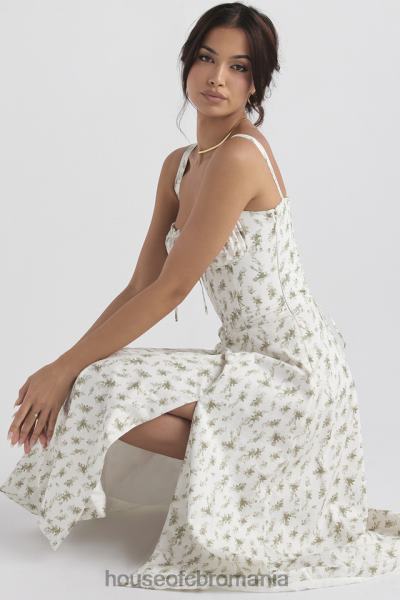 îmbrăcăminte House of CB rochie de soare bustieră cu imprimeu carmen garden X4F68438