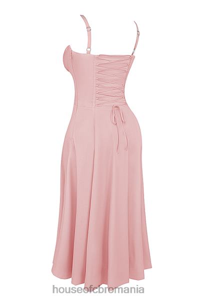 îmbrăcăminte House of CB rochie de soare bustieră roz bebe carmen X4F68196