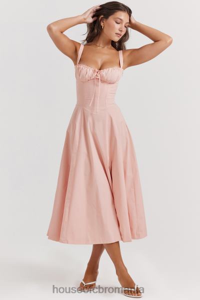 îmbrăcăminte House of CB rochie de soare bustieră roz bebe carmen X4F68196