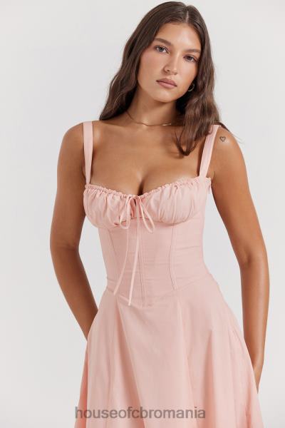 îmbrăcăminte House of CB rochie de soare bustieră roz bebe carmen X4F68196