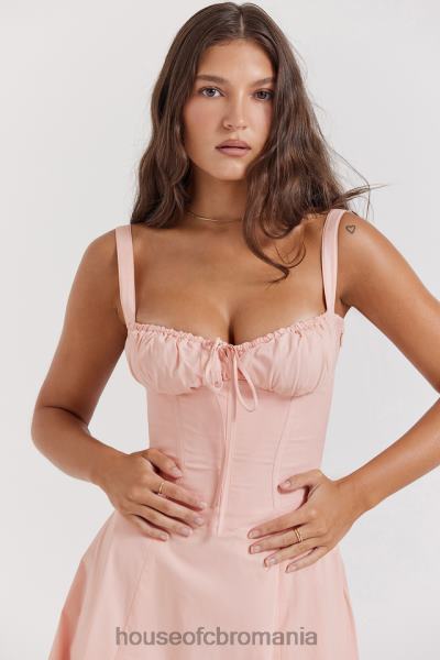îmbrăcăminte House of CB rochie de soare bustieră roz bebe carmen X4F68196