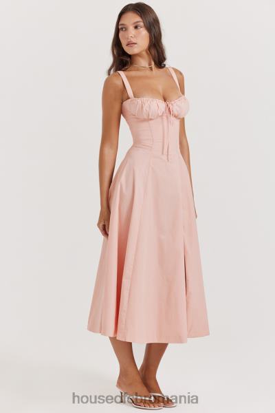 îmbrăcăminte House of CB rochie de soare bustieră roz bebe carmen X4F68196