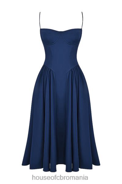 îmbrăcăminte House of CB rochie de soare corset bleumarin francez samaria X4F68154