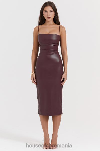 îmbrăcăminte House of CB rochie din dantelă din piele vegană jalena dud X4F68165
