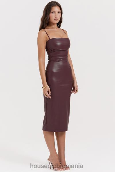 îmbrăcăminte House of CB rochie din dantelă din piele vegană jalena dud X4F68165