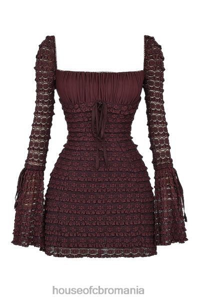 îmbrăcăminte House of CB rochie din dantela marisa espresso X4F68164