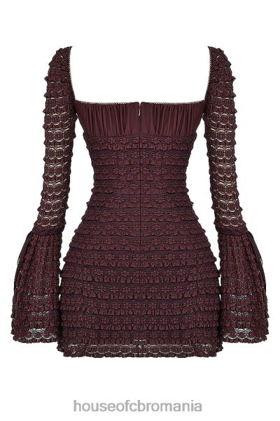 îmbrăcăminte House of CB rochie din dantela marisa espresso X4F68164