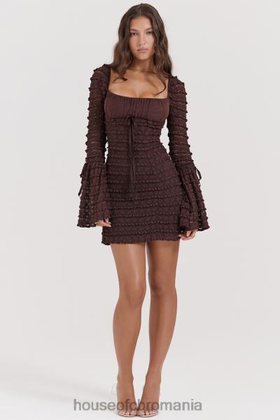 îmbrăcăminte House of CB rochie din dantela marisa espresso X4F68164