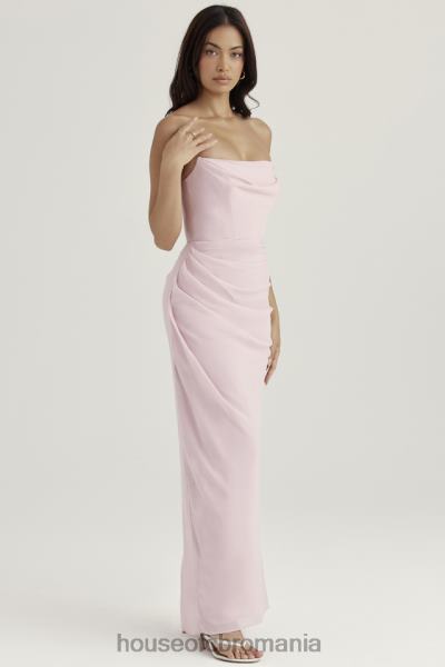îmbrăcăminte House of CB rochie fără bretele cuart roz adrienne X4F68404