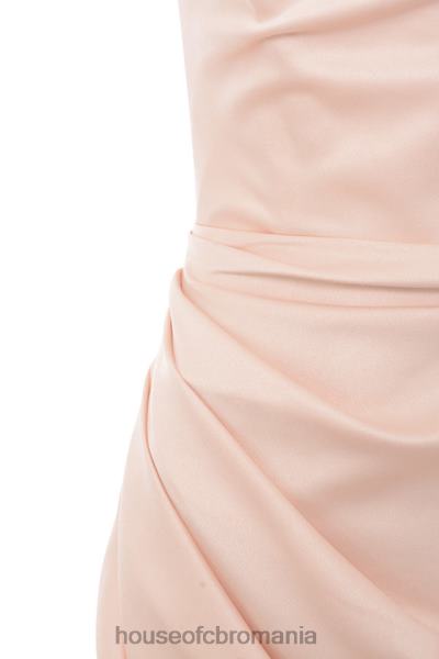 îmbrăcăminte House of CB rochie fără bretele din satin adrienne champagne X4F68622