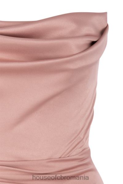 îmbrăcăminte House of CB rochie fără bretele din satin blush adrienne X4F68629