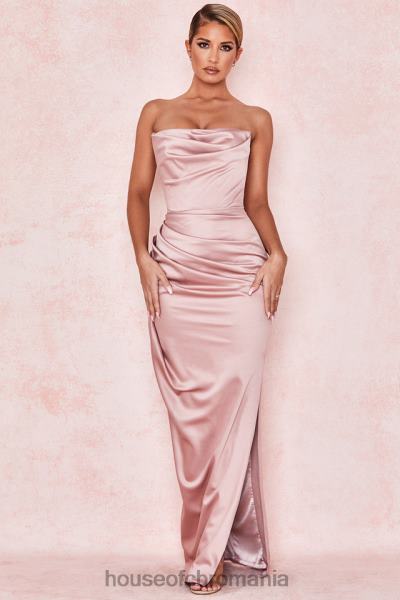 îmbrăcăminte House of CB rochie fără bretele din satin blush adrienne X4F68629