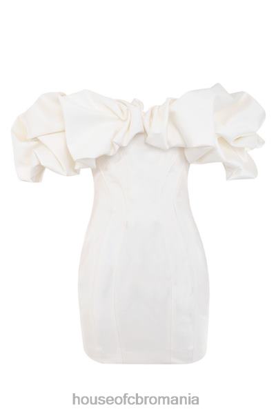 îmbrăcăminte House of CB rochie fără bretele din satin ivoire selena X4F68631