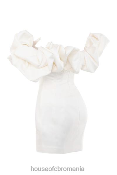 îmbrăcăminte House of CB rochie fără bretele din satin ivoire selena X4F68631