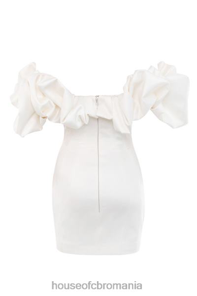 îmbrăcăminte House of CB rochie fără bretele din satin ivoire selena X4F68631