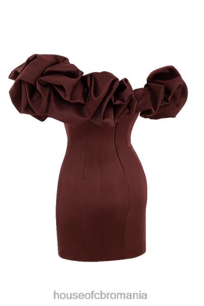 îmbrăcăminte House of CB rochie fără bretele din satin stafide selena X4F68590