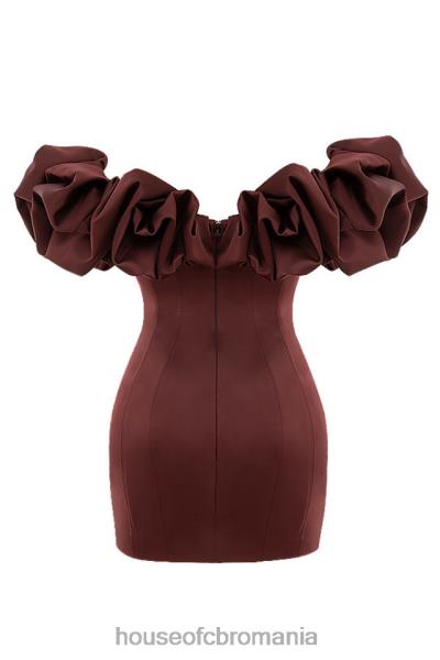 îmbrăcăminte House of CB rochie fără bretele din satin stafide selena X4F68590