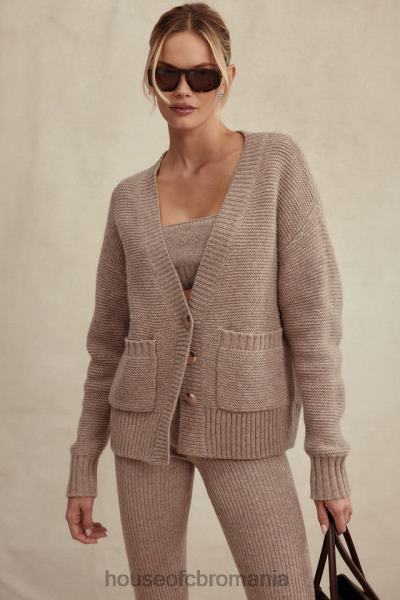 îmbrăcăminte House of CB alara orz cardigan gros din lână naturală X4F68648