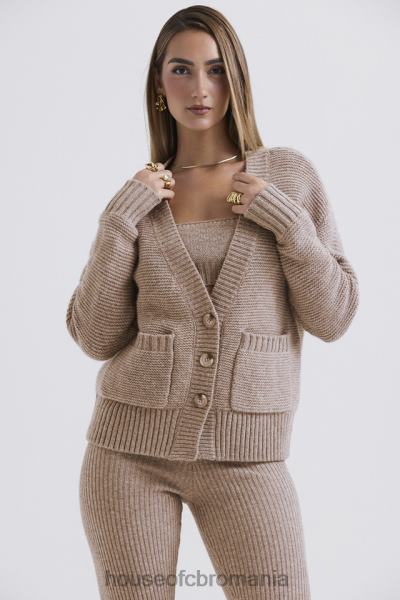 îmbrăcăminte House of CB alara orz cardigan gros din lână naturală X4F68648