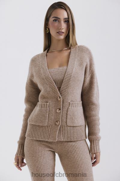 îmbrăcăminte House of CB alara orz cardigan gros din lână naturală X4F68648