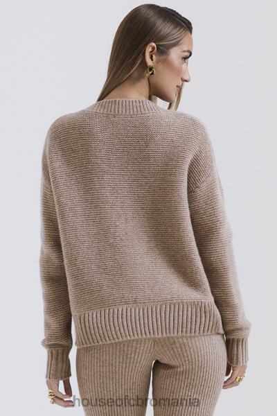 îmbrăcăminte House of CB alara orz cardigan gros din lână naturală X4F68648