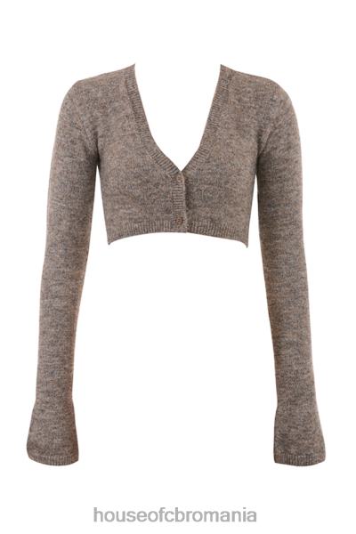 îmbrăcăminte House of CB cardigan decupat andie maro marn tricot X4F68732