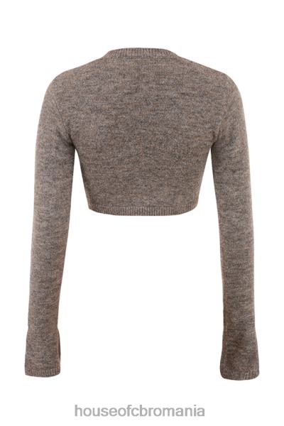 îmbrăcăminte House of CB cardigan decupat andie maro marn tricot X4F68732