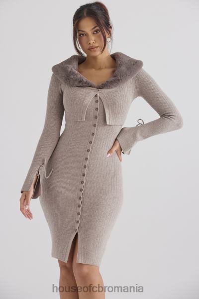 îmbrăcăminte House of CB cardigan din cașmir bej dahlia X4F68694