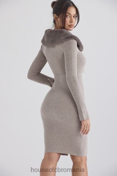 îmbrăcăminte House of CB cardigan din cașmir bej dahlia X4F68694