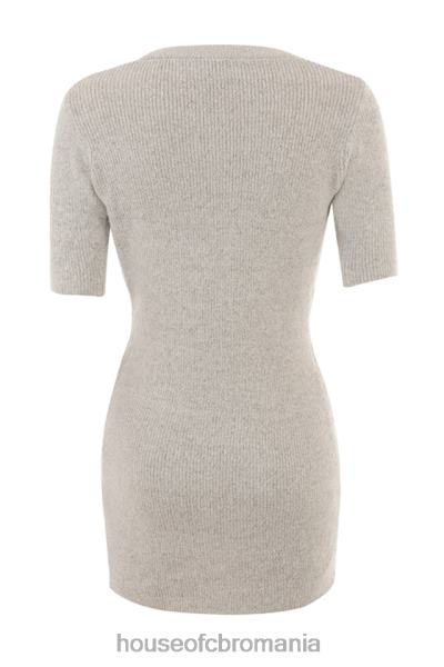 îmbrăcăminte House of CB cardigan din tricot cu coaste din fulgi de ovăz opal X4F68730