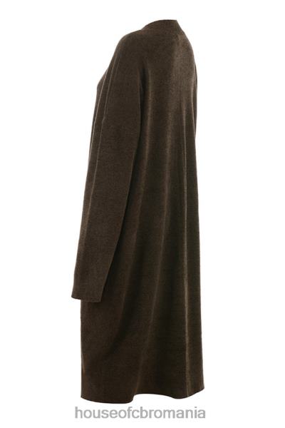 îmbrăcăminte House of CB cardigan supradimensionat tricot ciocolată chloe X4F68780