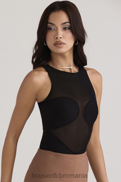 îmbrăcăminte House of CB Body cu bandaj fără mâneci negru chiara X4F68718