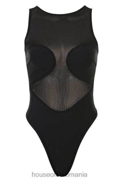 îmbrăcăminte House of CB Body cu bandaj fără mâneci negru chiara X4F68718