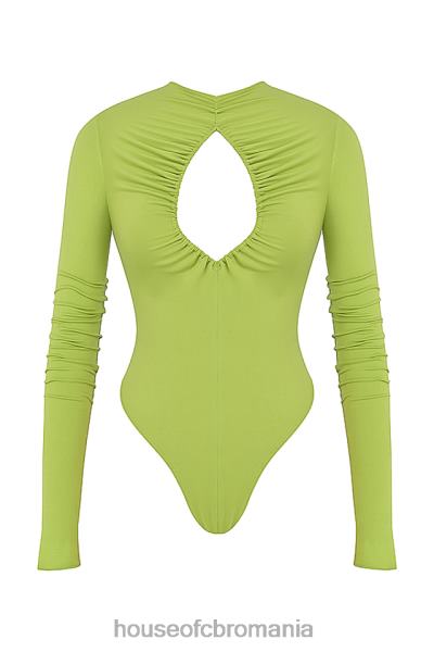îmbrăcăminte House of CB Body cu decupaj estrelle verde lime X4F68736